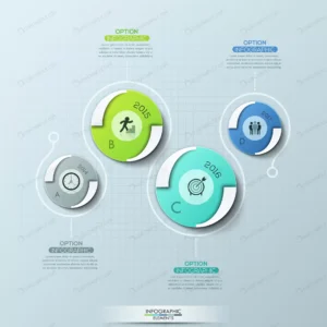 creative infographic design template with 4 round crc7a9ceebf size10.21mb - title:Home - اورچین فایل - format: - sku: - keywords: p_id:18