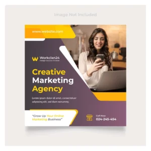 creative marketing social media post template squ crc3da4ccef size992.86kb - title:Home - اورچین فایل - format: - sku: - keywords: p_id:18