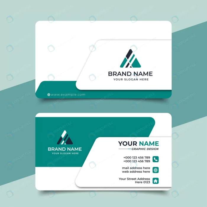 creative modern professional business card templat rnd447 frp27203456 - title:کارت ویزیت تجاری و شرکتی با فرمت وکتور - اورچین فایل - format:EPS - وکتور - sku:frp27203456 - keywords: p_id:67261