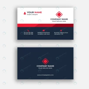 creative professional red black business card rnd650 frp26415907 - title:Home - اورچین فایل - format: - sku: - keywords: p_id:18