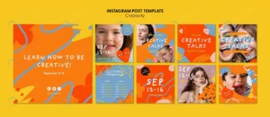 creative talks workshop instagram posts collection rnd958 frp31213675 - title:Home - اورچین فایل - format: - sku: - keywords: p_id:18