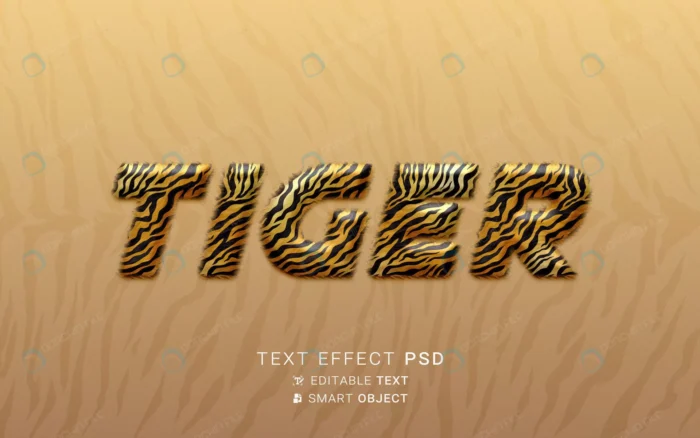 creative tiger text effect crc7eee290b size47.42mb - title:تکست افکت با استایل پوست ببر - اورچین فایل - format:PSD - فتوشاپ - sku:crc7eee290b - keywords: p_id:87151