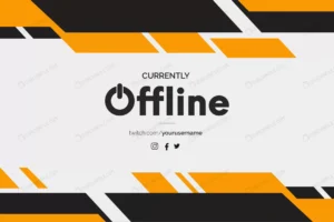 currently offline twitch banner with abstract sha crcbe488163 size0.63mb - title:Home - اورچین فایل - format: - sku: - keywords: p_id:18