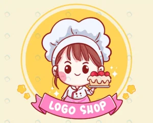 cute bakery chef girl smiling cartoon art ho - title:Home - اورچین فایل - format: - sku: - keywords: p_id:18