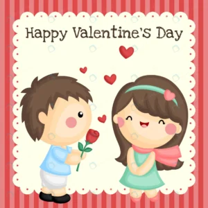 cute boy giving flower his girl valentines d - title:Home - اورچین فایل - format: - sku: - keywords: p_id:18