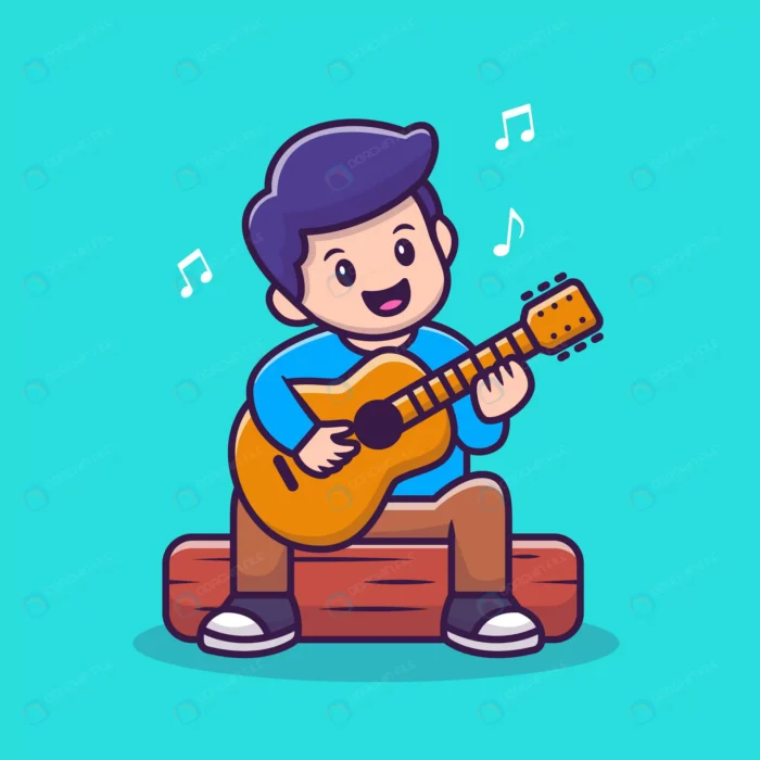 cute boy playing guitar cartoon vector illustrati crc5ce3cad0 size0.71mb - title:وکتور کاراکتر پسر گیتاریست - اورچین فایل - format:EPS - وکتور - sku:crc5ce3cad0 - keywords: p_id:61692