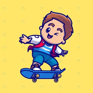 cute boy playing with skateboard cartoon vector i crcab9dedc2 size1.79mb - title:Home - اورچین فایل - format: - sku: - keywords: p_id:18