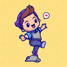 cute boy stepping rock cartoon vector icon illust crc4e85abbe size1.73mb - title:Home Main - اورچین فایل - format: - sku: - keywords: p_id:18