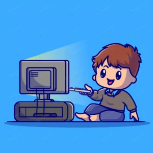 cute boy watching tv cartoon vector icon illustra crcb91c27ee size2.13mb - title:Home - اورچین فایل - format: - sku: - keywords: p_id:18