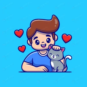 cute boy with cat cartoon people animal icon conc crc3710a765 size0.78mb - title:Home - اورچین فایل - format: - sku: - keywords: p_id:18