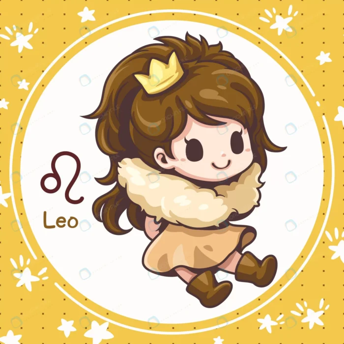 cute cartoon leo crc41424564 size1.51mb - title:وکتور دختر کارتونی نماد زودیاک ماه مرداد - اورچین فایل - format:EPS - وکتور - sku:crc41424564 - keywords: p_id:58262