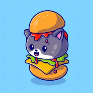 cute cat burger cartoon icon illustration animal crc00929559 size1.06mb - title:Home - اورچین فایل - format: - sku: - keywords: p_id:18