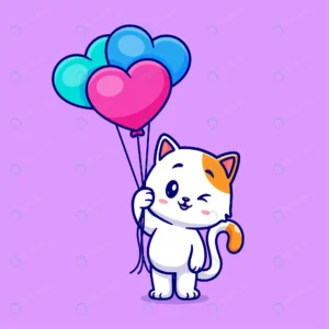 cute cat holding love heart balloon cartoon vector rnd207 frp23104922 - title:Home - اورچین فایل - format: - sku: - keywords: p_id:18