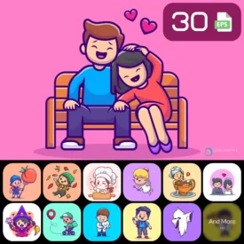 cute character 3aa - title:Home Main - اورچین فایل - format: - sku: - keywords: p_id:18