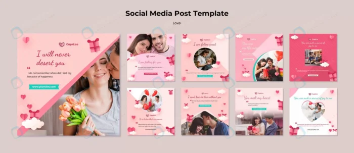 cute couple instagram post templates crcc7437ed3 size103.3mb 1 - title:قالب آماده پست اینستاگرام ولنتاین - اورچین فایل - format:PSD - فتوشاپ - sku:crcc7437ed3 - keywords: p_id:45592