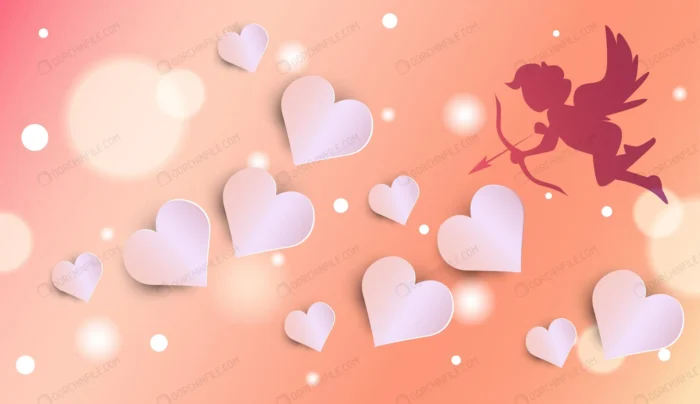 cute cupid silhouette glowing hearts valentines d crc6202bc21 size7.22mb - title:سیلوئت کیوپید با تیر و کمان - اورچین فایل - format:EPS - وکتور - sku:crc6202bc21 - keywords: p_id:105635