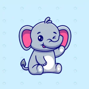 cute elephant sitting waving hand cartoon vector crcb54fb3ee size0.62mb - title:Home - اورچین فایل - format: - sku: - keywords: p_id:18