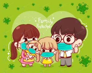 cute family protected from virus cartoon characte crc1748d599 size5.65mb - title:Home - اورچین فایل - format: - sku: - keywords: p_id:18