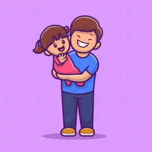 cute father daughter cartoon icon illustration pe crc9b15ea4b size0.60mb - title:Home - اورچین فایل - format: - sku: - keywords: p_id:18