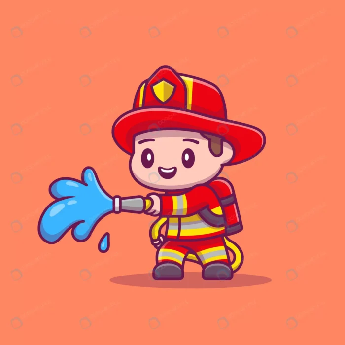 cute firefighter cartoon icon illustration people crc9fc5a8bd size0.67mb - title:وکتور کاراکتر کارتونی مرد آتشنشان - اورچین فایل - format:EPS - وکتور - sku:crc9fc5a8bd - keywords: p_id:61770
