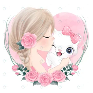 cute girl kissing little kitty with watercolor il crc21073551 size18.81mb - title:Home - اورچین فایل - format: - sku: - keywords: p_id:18