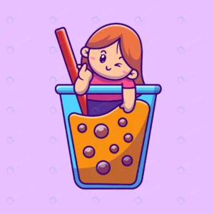 cute girl loving bubble tea cartoon vector icon i crc1e37ceac size1.51mb - title:Home - اورچین فایل - format: - sku: - keywords: p_id:18