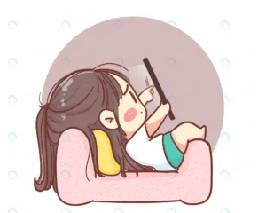 cute girl lying sofa with tablet cartoon illustra crc5dc0aac0 size2.65mb - title:Home - اورچین فایل - format: - sku: - keywords: p_id:18