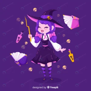 cute halloween witch with flying objects crca80dad0f size1.36mb - title:Home - اورچین فایل - format: - sku: - keywords: p_id:18