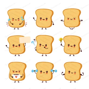 cute happy funny toast set collection cartoon cha crc6b93b628 size2.51mb - title:Home - اورچین فایل - format: - sku: - keywords: p_id:18