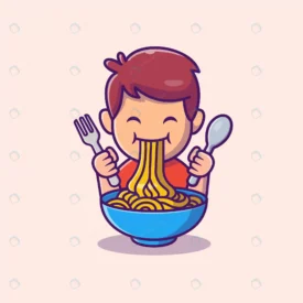 cute kid eat ramen noodle cartoon icon illustrati crc181ebb90 size0.71mb - title:Home Main - اورچین فایل - format: - sku: - keywords: p_id:18