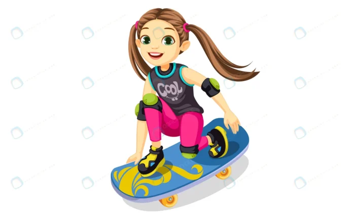 cute little girl skateboard making cool tricks.jp crcbedf91da size1.60mb 1 - title:وکتور دختر سوار بر اسکیت برد - اورچین فایل - format:EPS - وکتور - sku:crcbedf91da - keywords: p_id:79729