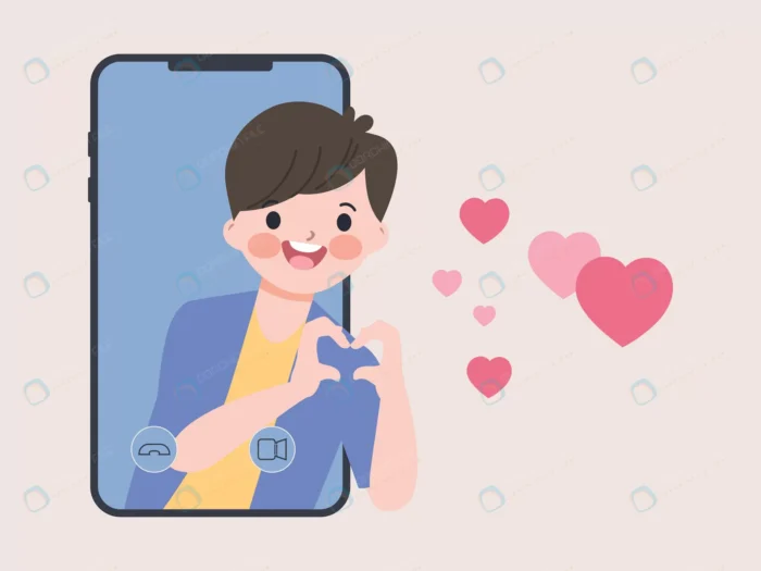 cute man social media conferencing valentine s da crc6a04ebe3 size0.61mb - title:پسر در فضای مجازی در حال ابراز علاقه - اورچین فایل - format:EPS - وکتور - sku:crc6a04ebe3 - keywords: p_id:90263