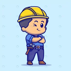 cute people contractor cartoon vector icon illust crc5c84b484 size1.50mb - title:Home - اورچین فایل - format: - sku: - keywords: p_id:18