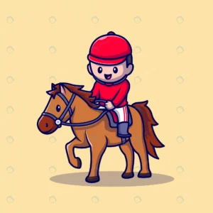 cute people riding horse cartoon icon illustratio crc867b6522 size0.88mb - title:Home - اورچین فایل - format: - sku: - keywords: p_id:18