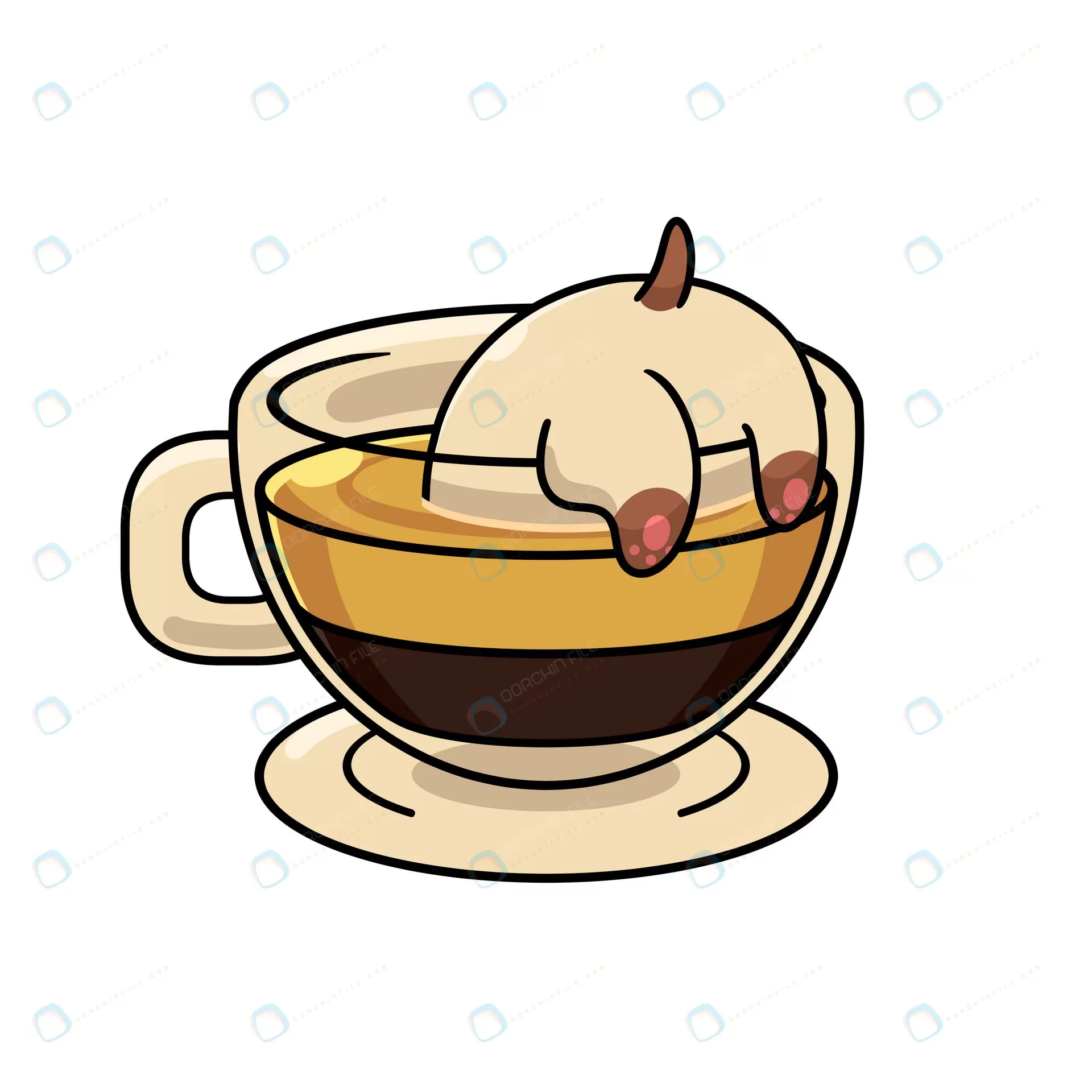 cute pug espresso cartoon character vector illustr rnd428 frp31718426 - title:Home Main - اورچین فایل - format: - sku: - keywords: p_id:18