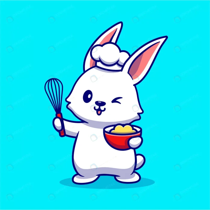 cute rabbit chef cooking cartoon character animal crcfe70f364 size1.04mb - title:وکتور خرگوش سرآشپز - اورچین فایل - format:EPS - وکتور - sku:crcfe70f364 - keywords: p_id:77739