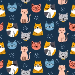 cute seamless cat pattern design crc096d20d7 size6.50mb - title:Home - اورچین فایل - format: - sku: - keywords: p_id:18