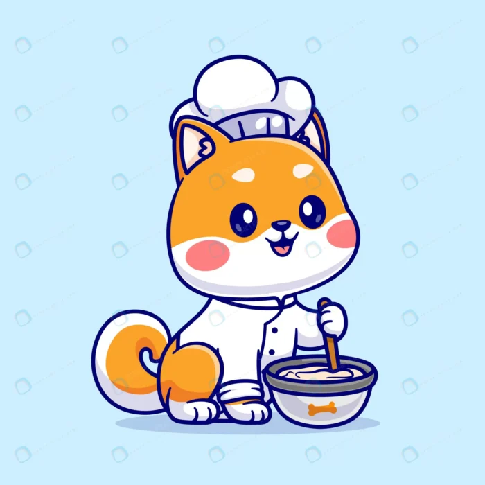 cute shiba inu chef cooking cartoon vector icon i crcca40b46b size1.72mb - title:کاراکتر شیبا در حال آشپزی - اورچین فایل - format:EPS - وکتور - sku:crcca40b46b - keywords: p_id:77749