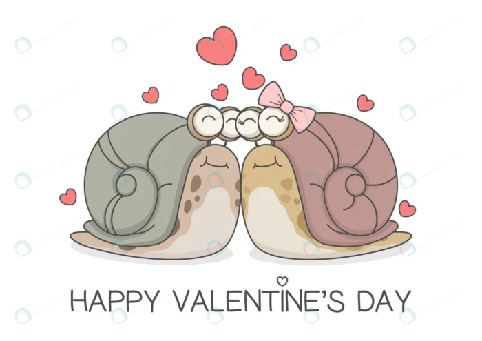cute snail couple valentines day crc778541cc size1.87mb - title:عکس کارتونی ویژه روز ولنتاین با کاراکتر دو حلزون - اورچین فایل - format:EPS - وکتور - sku:crc778541cc - keywords: p_id:32916