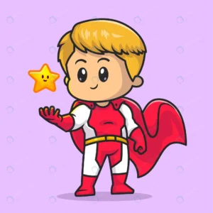 cute super hero with cute star cartoon vector ico crc61354015 size1.85mb - title:Home - اورچین فایل - format: - sku: - keywords: p_id:18