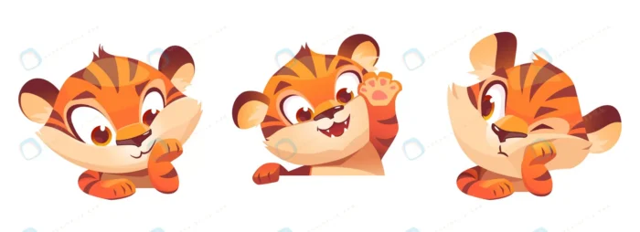 cute tiger cartoon character funny animal cub mas crc1f9af646 size1.54mb - title:مجموعه کاراکتر ببر - اورچین فایل - format:EPS - وکتور - sku:crc1f9af646 - keywords: p_id:77757
