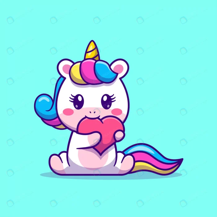 cute unicorn bite love cartoon vector icon illust crcaad719b7 size1.46mb - title:دانلود وکتور یونیکورن با قلب - اورچین فایل - format:EPS - وکتور - sku:crcaad719b7 - keywords: p_id:77767