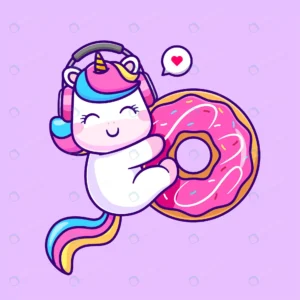 cute unicorn hug donut with headphone cartoon vec crc3ae45083 size2.07mb - title:Home - اورچین فایل - format: - sku: - keywords: p_id:18