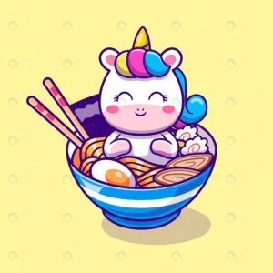 cute unicorn ramen bowl cartoon vector icon illus crc383c3311 size2.15mb - title:Home - اورچین فایل - format: - sku: - keywords: p_id:18