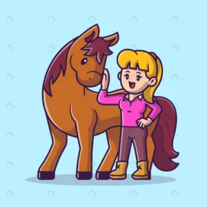 cute woman with horse cartoon vector icon illustr crcf8f40e1b size1.27mb - title:Home - اورچین فایل - format: - sku: - keywords: p_id:18