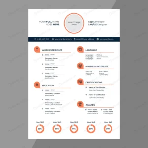 cv resume design with line icons 4 crc860cf085 size0.68mb - title:Home - اورچین فایل - format: - sku: - keywords: p_id:18