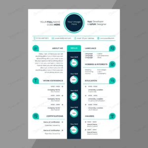 cv resume design with line icons 8 crcaa575ddc size0.86mb - title:Home - اورچین فایل - format: - sku: - keywords: p_id:18