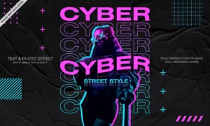 cyber street photo text effect template crc697f6620 size15.43mb - title:Home - اورچین فایل - format: - sku: - keywords: p_id:18