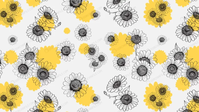 daisies seamless handdrawn pattern crcebba96c1 size15.60mb - title:پترن گل با فرمت وکتور - اورچین فایل - format:EPS - وکتور - sku:crcebba96c1 - keywords:پترن گل با فرمت وکتور, وکتور, پترن, پترن بدون درز, تکسچر و پترن, فایل تکی, گل p_id:95597