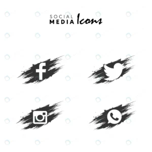 dark grey brush made social media icon set collec crcafad2f6d size1.44mb - title:Home - اورچین فایل - format: - sku: - keywords: p_id:18